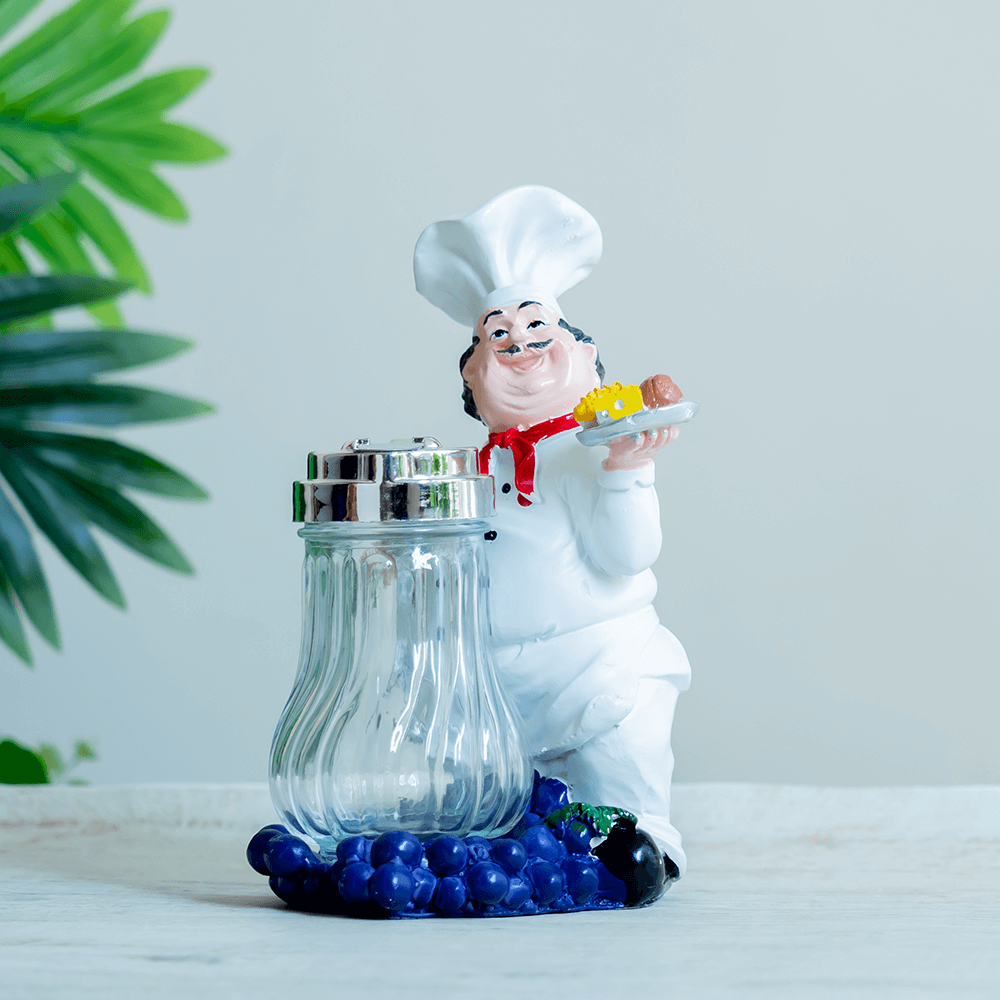 Chef with oil Dispenser