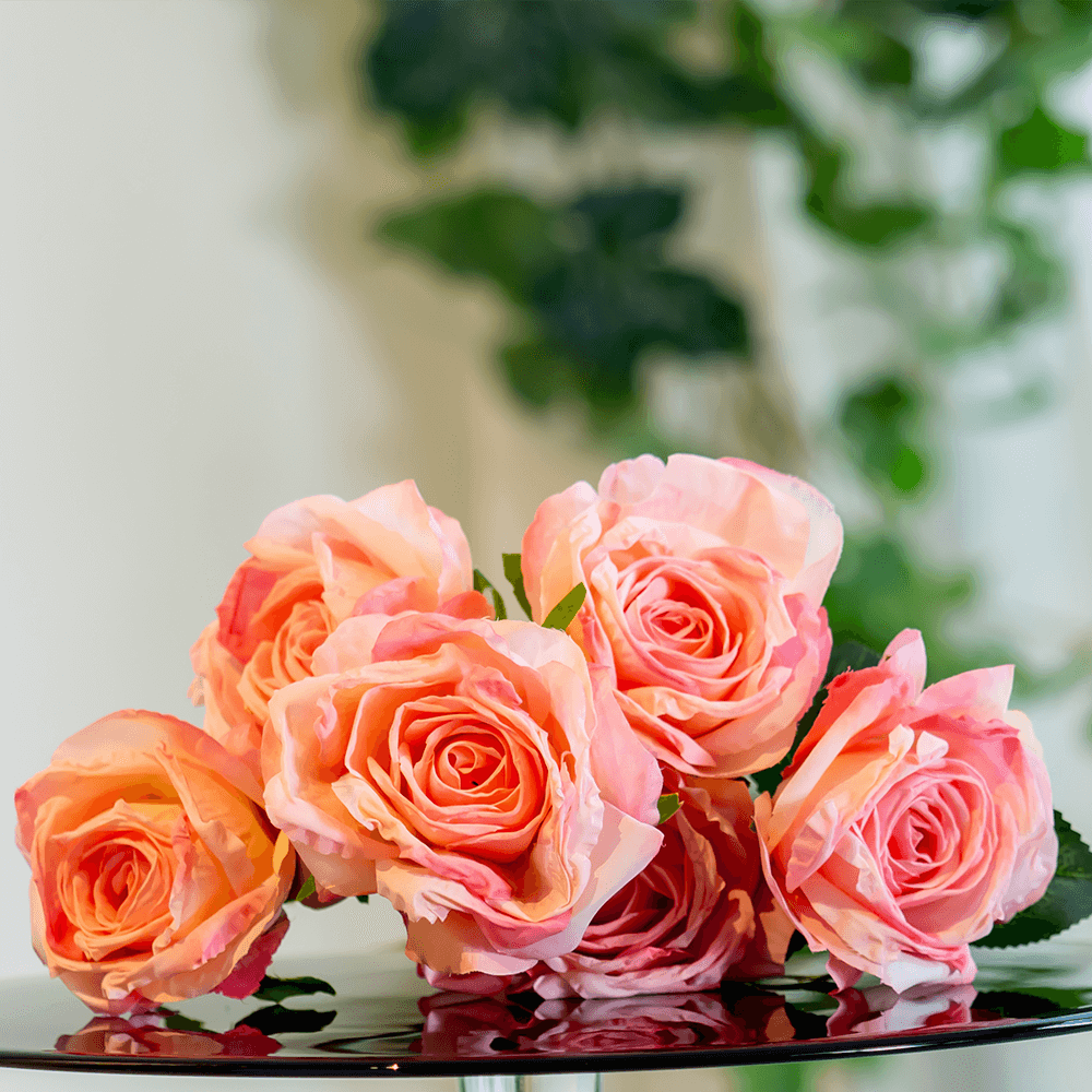 Peach Rose Bouquet