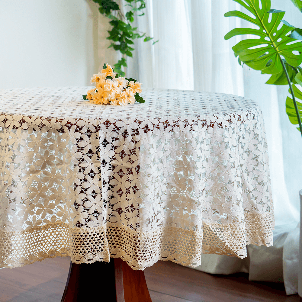 Lace Round Tablecloth