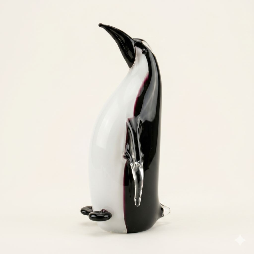 HAND BLOWN GLASS PENGUIN