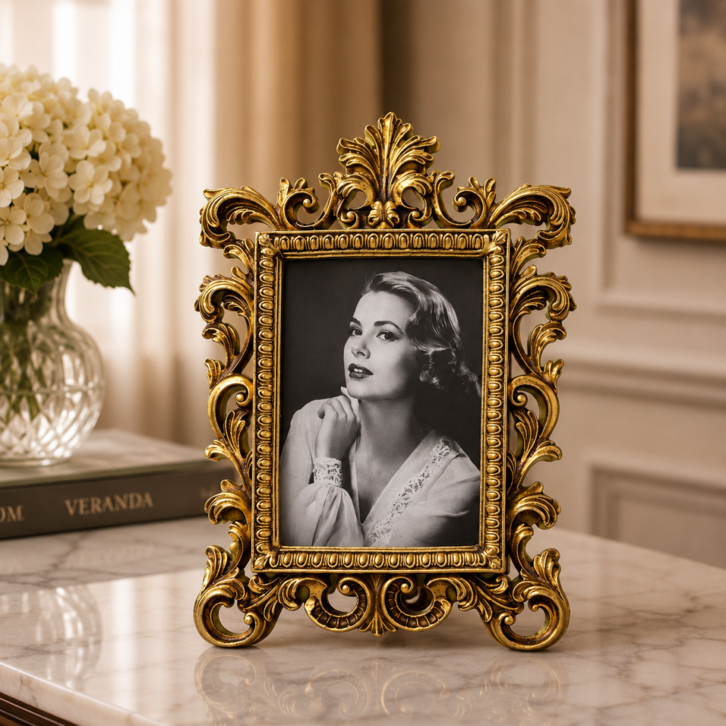 PHOTOFRAME RECTANGLE LEAF DESIGN