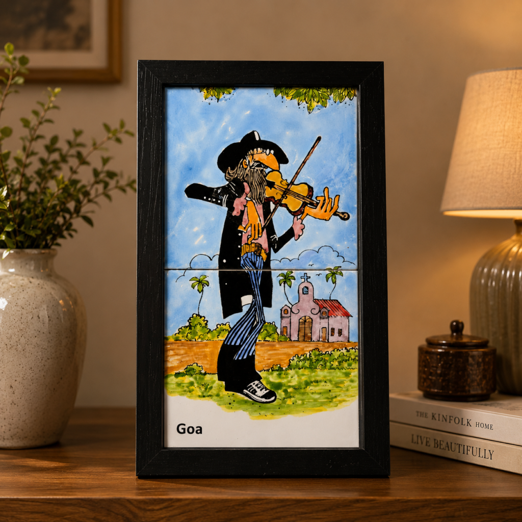 2 TILE PAINTING