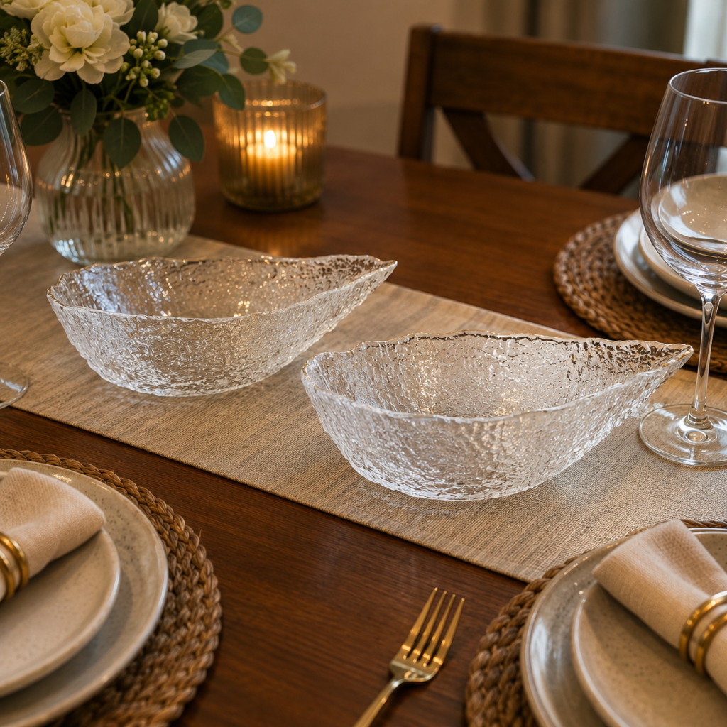 REGENCY BOWL CLEAR SET OF 2