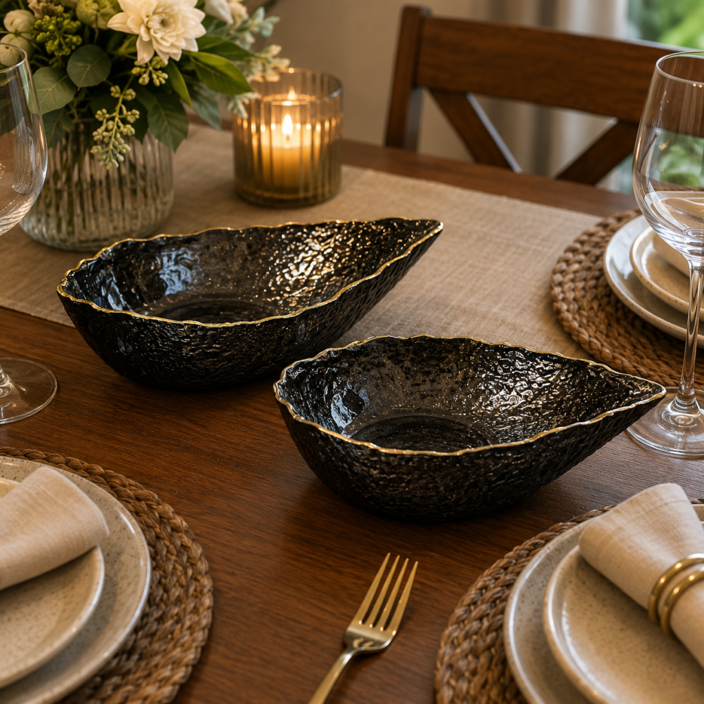 REGENCY BOWL GREY SET OF 2